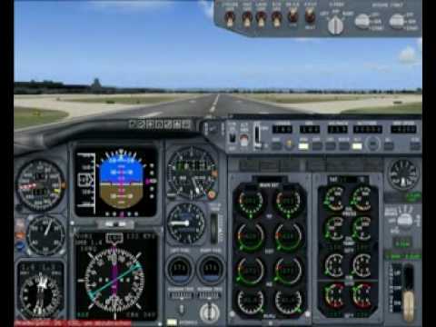 Boeing 737 Landing