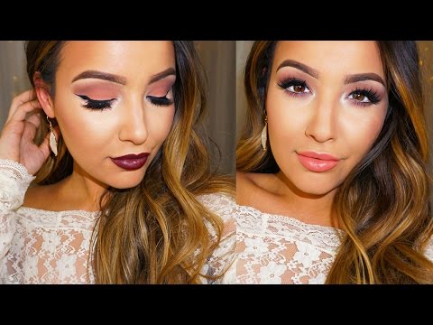 Romantic Matte Eyes & 2 Lipstick options Tutorial