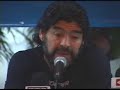 CONFERENCIA DE PRENSA DE MARADONA EN EL SALVADOR