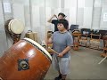 ぶち合わせ太鼓回転練習（2008.6.10.火）小槌会 Buchiawase daiko"Kozuchikai"