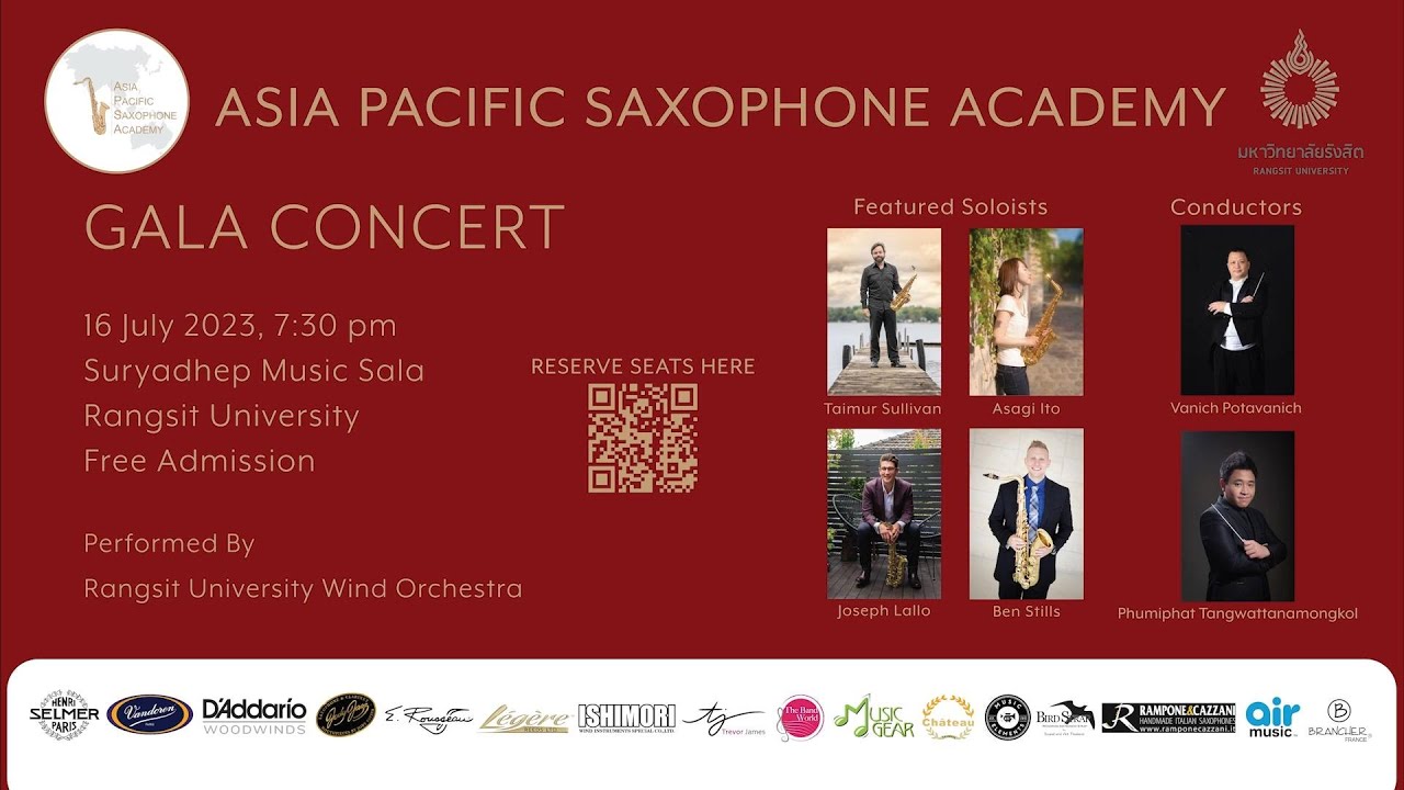 Asia Pacific Saxophone Academy 2023 WISDOM MEDIA