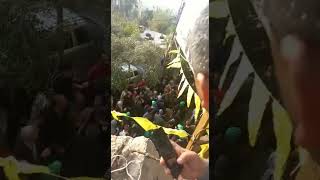 فيديو متداول لإشكال في مخيم برج الشمالي أثناء تشييع.. ومعلومات عن سقوط قتلى و جرحى