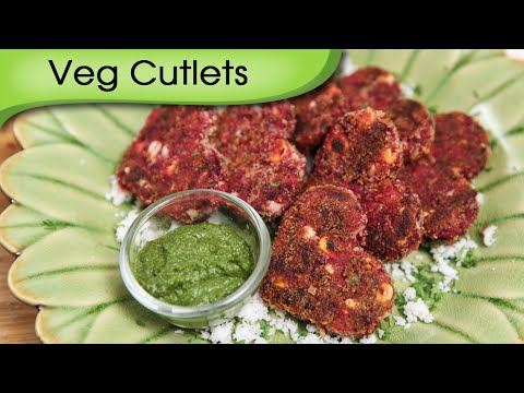 Veg Cutlets – Quick Veg Starter / Snack Recipe By Ruchi Bharani