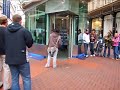 Birmingham FlashMob Applaud a Shopper