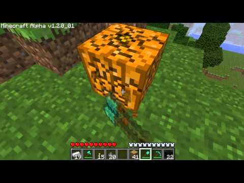 how to wear a jack o lantern in minecraft