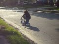 my friend on a mini car