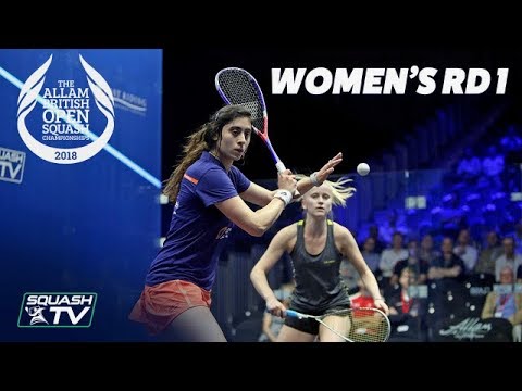 Squash: Allam British Open 2018 - Women's Rd1 Round-up