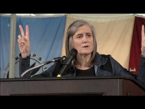 hampshire - Amy Goodman, investigative journalist, author and host of the global news hour, Democracy Now, delivers her keynote speech at the 2013 Spring Commencement ce...