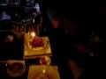姫路のスナックでお誕生日会 まゆみさん熱唱