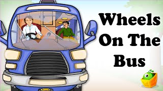 English Nursery Rhymes - Wheels on the Bus - English Cartoon Nursery Rhymes