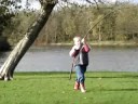 Christopher playing in Victoria Park Belfast 2005