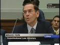 Hearing on Limits of Executive Power: Bruce Fein