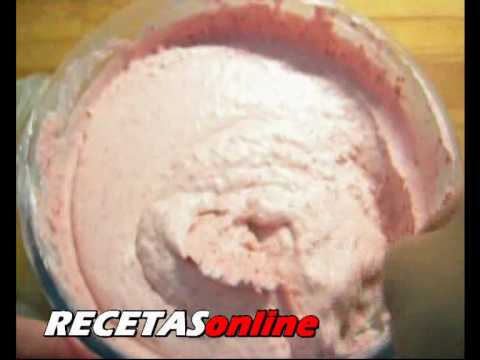 Helado de fresa - Recetas de cocina RECETASonline