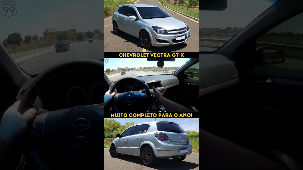 Chevrolet Vectra GT-X é bem completo, principalmente se pensar no ano desse carro!