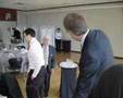 Brian Billick Meets the Johns Hopkins Senior Class Officers