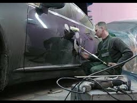 Как отрихтовать капот своими руками