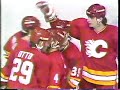 Canucks vs Flames : Al Macinnis Scores - April 13, 1989