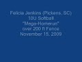 Felicia's home run in 10u fastpitch softball tournament