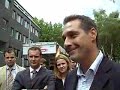 h.c. strache wird in betrunkenem zustand interviewt