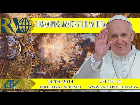 THANKSGIVING MASS FOR SAINT JOSE DE ANCHIETA