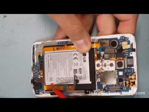 how to remove lg g2 screen