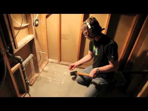 how to break concrete