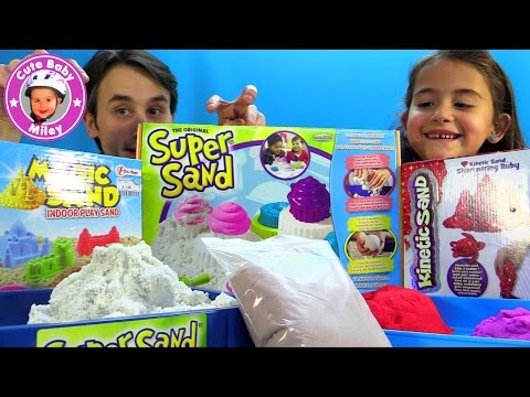 Der ultimative Spielsand Test - Kinetic Sand vs. Super Sand vs. Magic Sand