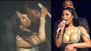 Nicki Minaj Kisses And Licks Meek Mill