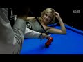 billiard tricks with girl