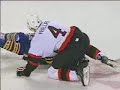 ottawa vs buffalo feb 22/07 line brawl/goalie fight
emery vs biron
peters vs emery