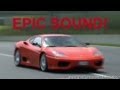 Ferrari 360 Challenge Stradale Accelerations, Fly Bys and Revs