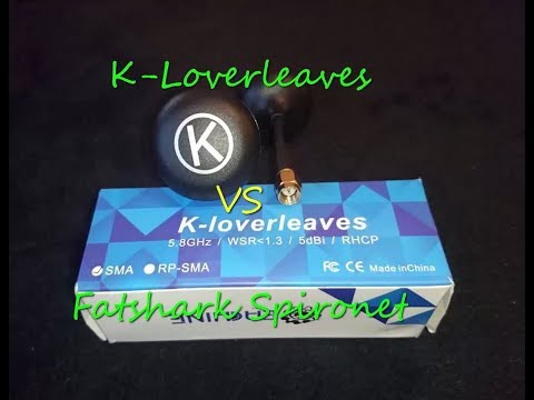 Eachine K - loverleaves Antenna VS Fatshark Spironet