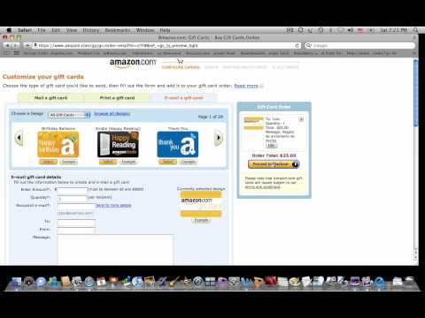 how to buy amazon gift card