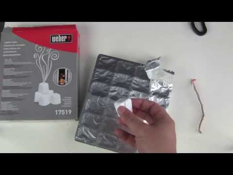 Weber Grillanzünder Anzündwürfel Unboxing