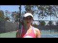this is a video of madeline jaeger filmed september 2009 in irvine, ca. advantage tennis academy!
