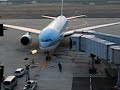 Korean air 777 arrived at Narita.