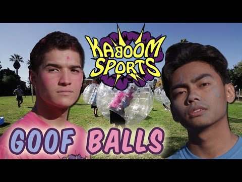 productions - Welcome to Round 1 of Kaboom Sports! Alex Wassabi leads his Pink Team against Roi Wassabi's Blue Team in Goof Balls, our version of soccer. The twist: players will have to dodge obstacles...