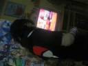 Sasuke playing Play Station 2. xDD~