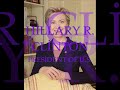 HİLLARY RODHAM CLİNTON - PRESIDENT OF U.S.