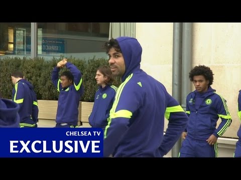 Paris squad walk