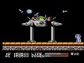 part 7 of bucky o'hare...let's head down the most interesting trash chute ever. much better than the one in the death star. comments: 0:02 - these things are a pain in the ass. full-powered willy blast kills them. oh, and this music is kick-ass! 0:28 - this guy is hard. this jump over the spikes is one i usually need to fly or super-jump over, and the enemy keeps interrupting me. plus, he's incredibly hard to beat without scrolling him back on the screen after you beat him, as you see at about 0:47. eventually, i just decide to go for it, and shock of shocks, i make it! i decide to run for it, and i kill the enemy by using a bottomless pit. 1:32 - oops. 2:12 - the timing on these jumps is a little tricky. the ones on the ceiling aren't really an issue. 2:36 - i love the pinging of the bullets off these bugs. just a note, shots are still 