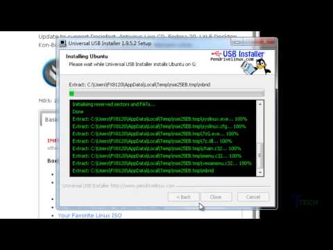 how to universal usb installer