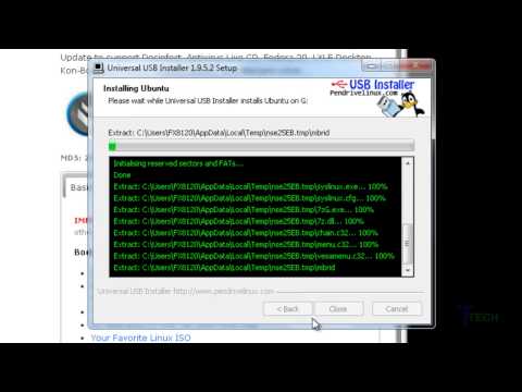 how to universal usb installer