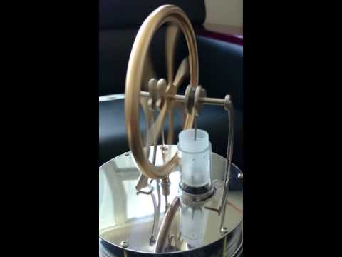 First Test Run of Stirling Engine from B