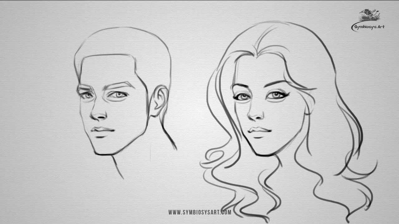 face drawing tutorial