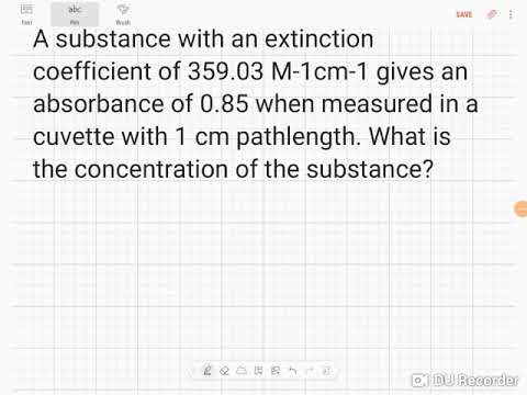 video-linktoworks-Calculating the concentration of a substance from its...