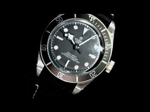 Men's Silver Tudor Black Bay Fifty-Eight 39 Automatic Wristwatch