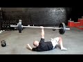 Meatball 165 lb Barbell Turkish Get Up