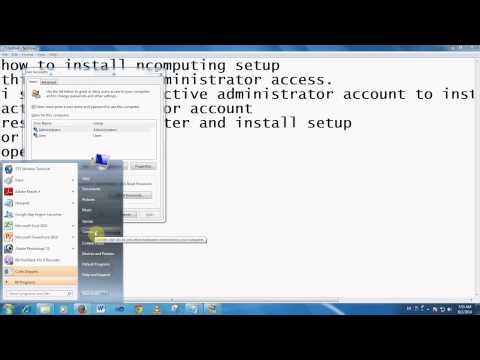 how to set ncomputing