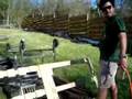 Recycled Chicken Tractor